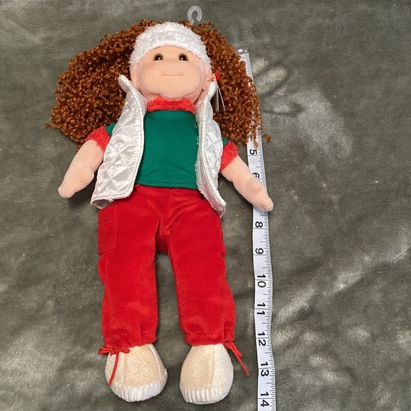 Vtg. Ty Beanie Boppers with Red and Green Outfit - Picture 3 of 5